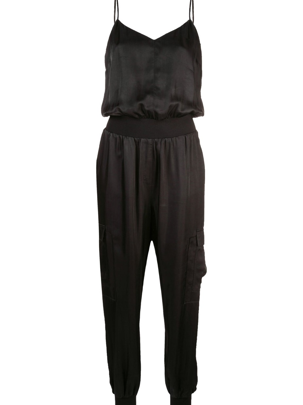 NWT-cinq a sept Black Crepe Awia Jumpsuit